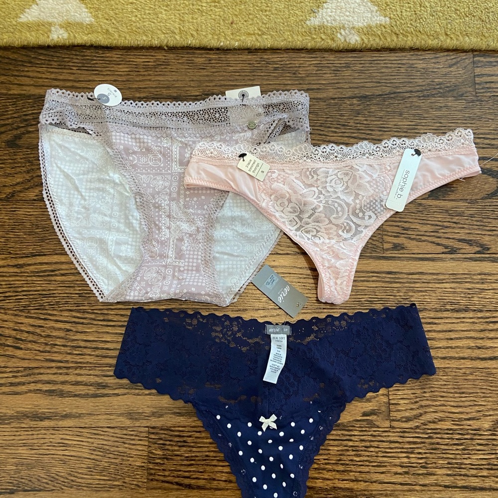 NWT underwear bundle- Aerie, Lucky Brand, Sophie B